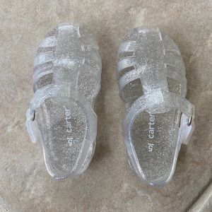 Toddler girls glitter jelly sandals